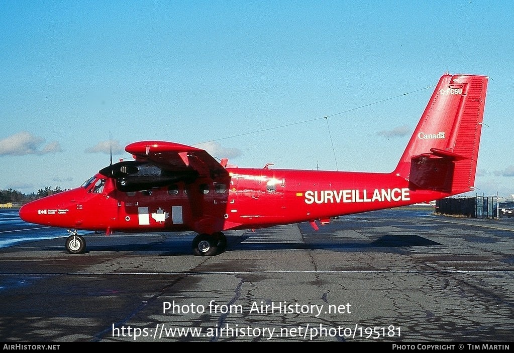 Aircraft Photo of C-FCSU | De Havilland Canada DHC-6-300 Twin Otter | Transport Canada | AirHistory.net #195181