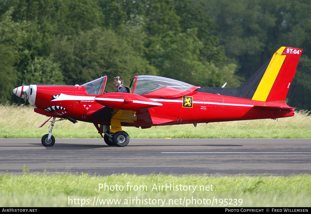 Aircraft Photo of ST-04 | SIAI-Marchetti SF-260M+ | Belgium - Air Force | AirHistory.net #195239