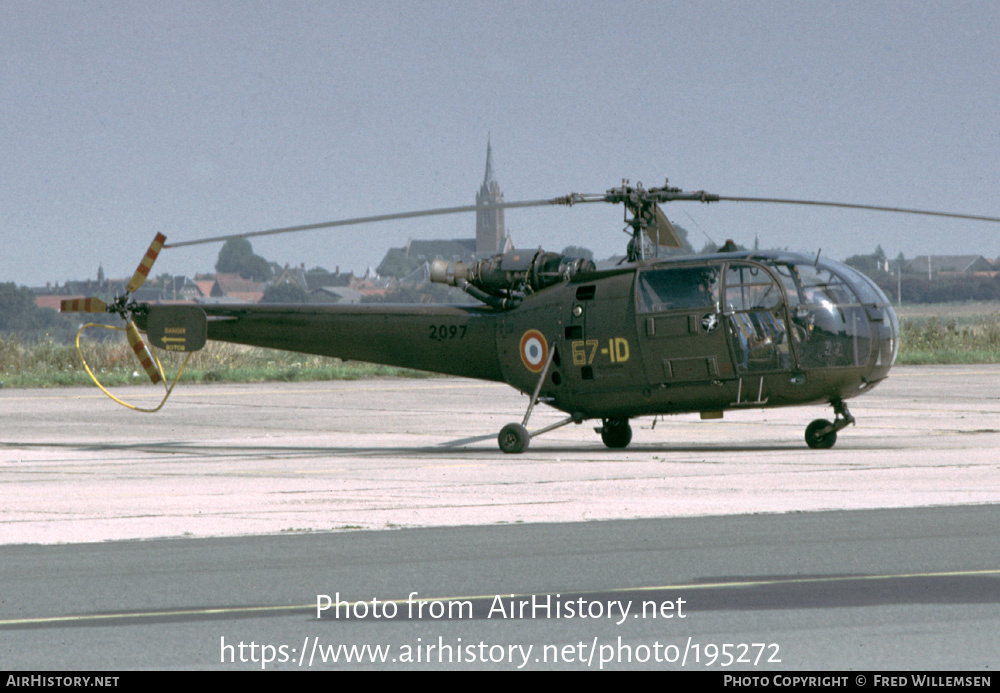 Aircraft Photo of 2097 | Aerospatiale SA-319B Alouette III | France - Air Force | AirHistory.net #195272