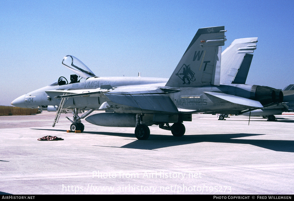 Aircraft Photo of 163726 | McDonnell Douglas F/A-18C Hornet | USA - Marines | AirHistory.net #195273