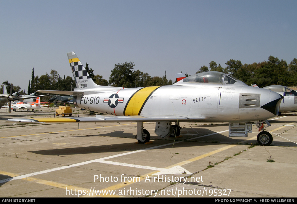 Aircraft Photo of 51-2910 / 12910 | Canadair CL-13 Sabre 2 | USA - Air Force | AirHistory.net #195327