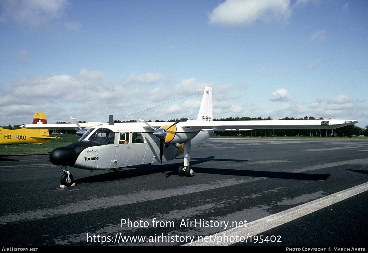 Aircraft Photo of G-BPBN | Britten-Norman BN-2T Turbine Islander | Britten-Norman | AirHistory.net #195402