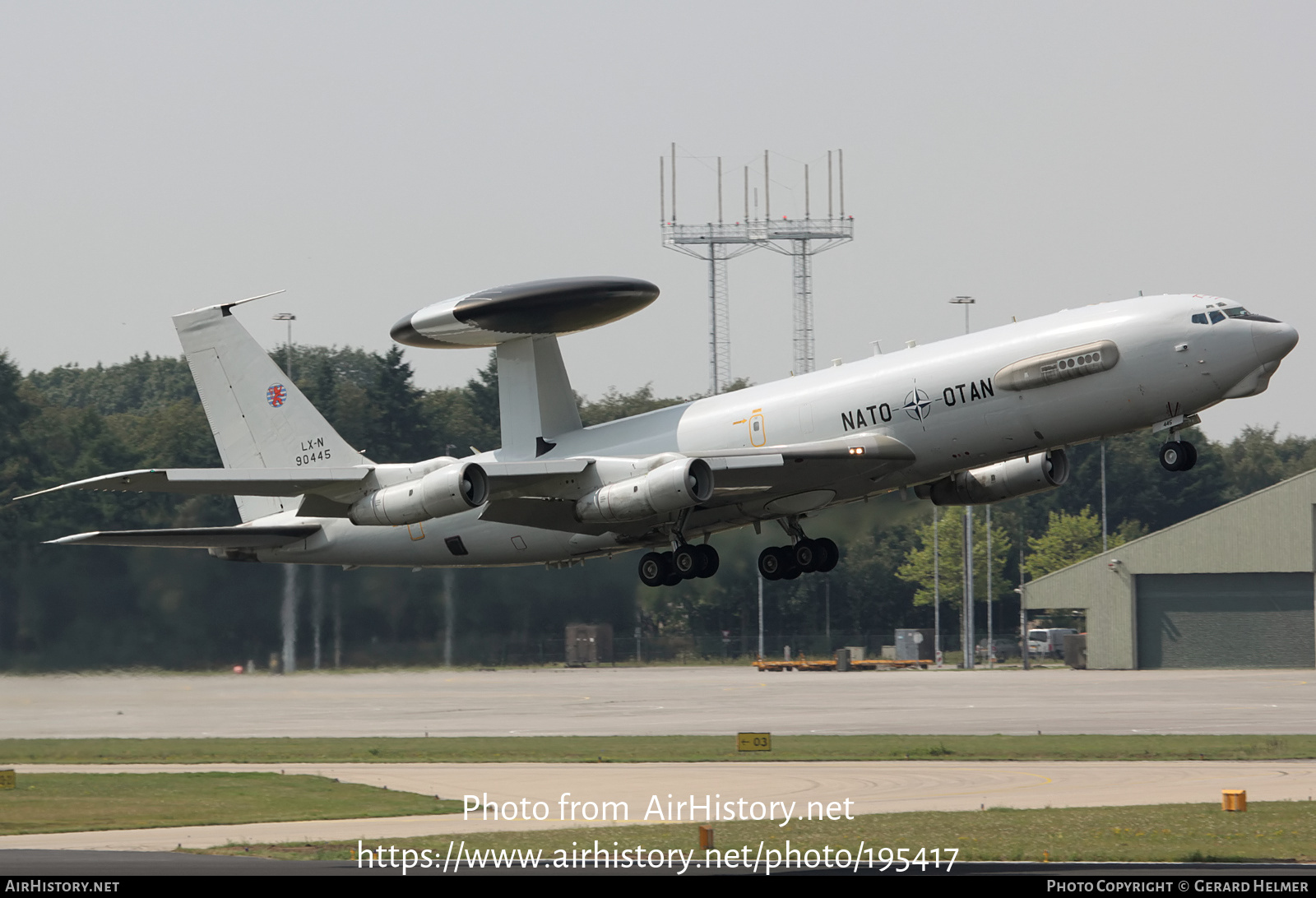 Aircraft Photo of LX-N90445 | Boeing E-3A Sentry | Luxembourg - NATO | AirHistory.net #195417