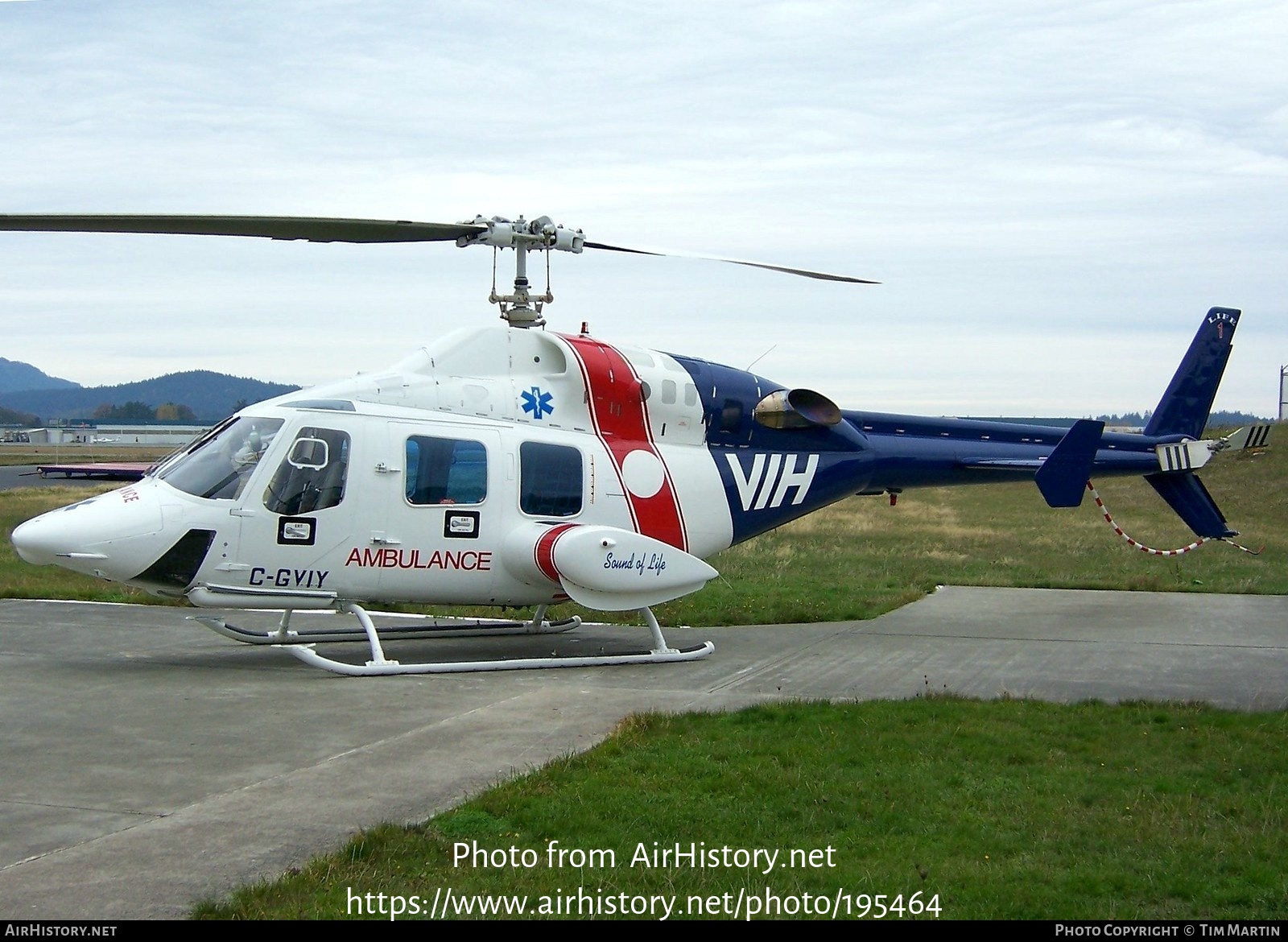 Aircraft Photo of C-GVIY | Bell 222U | VIH - Vancouver Island Helicopters | AirHistory.net #195464