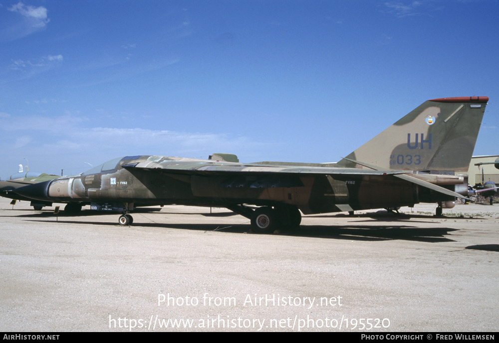 Aircraft Photo of 68-0033 / AF68-033 | General Dynamics F-111E Aardvark | USA - Air Force | AirHistory.net #195520