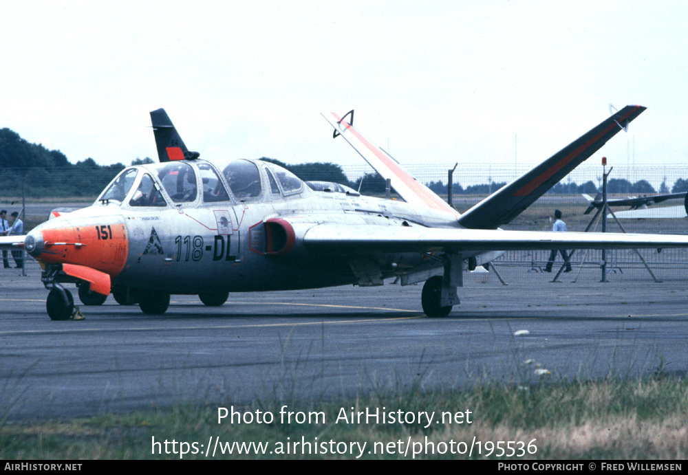 Aircraft Photo of 151 | Fouga CM-170R Magister | France - Air Force | AirHistory.net #195536