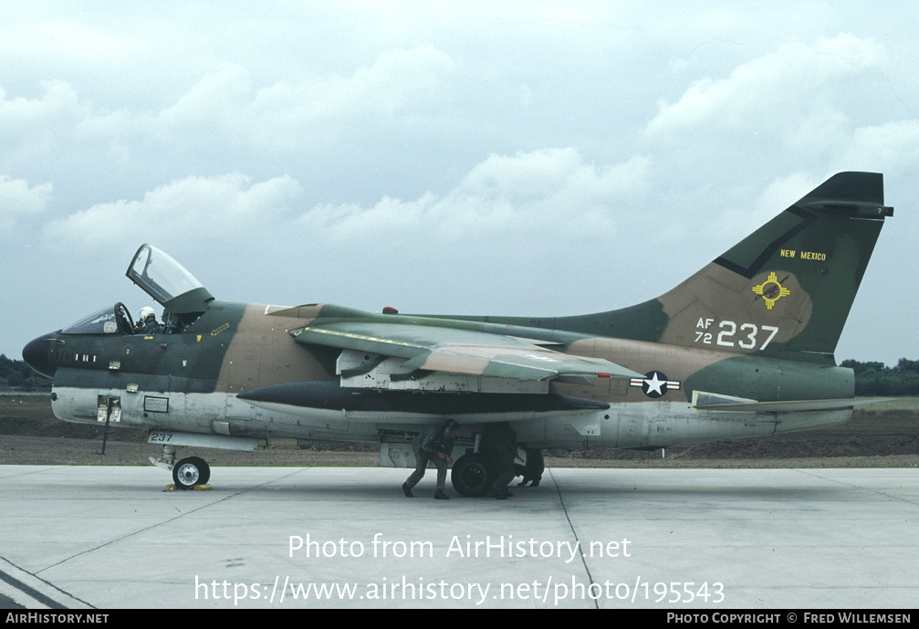 Aircraft Photo of 72-0237 / AF72-237 | LTV A-7D Corsair II | USA - Air Force | AirHistory.net #195543