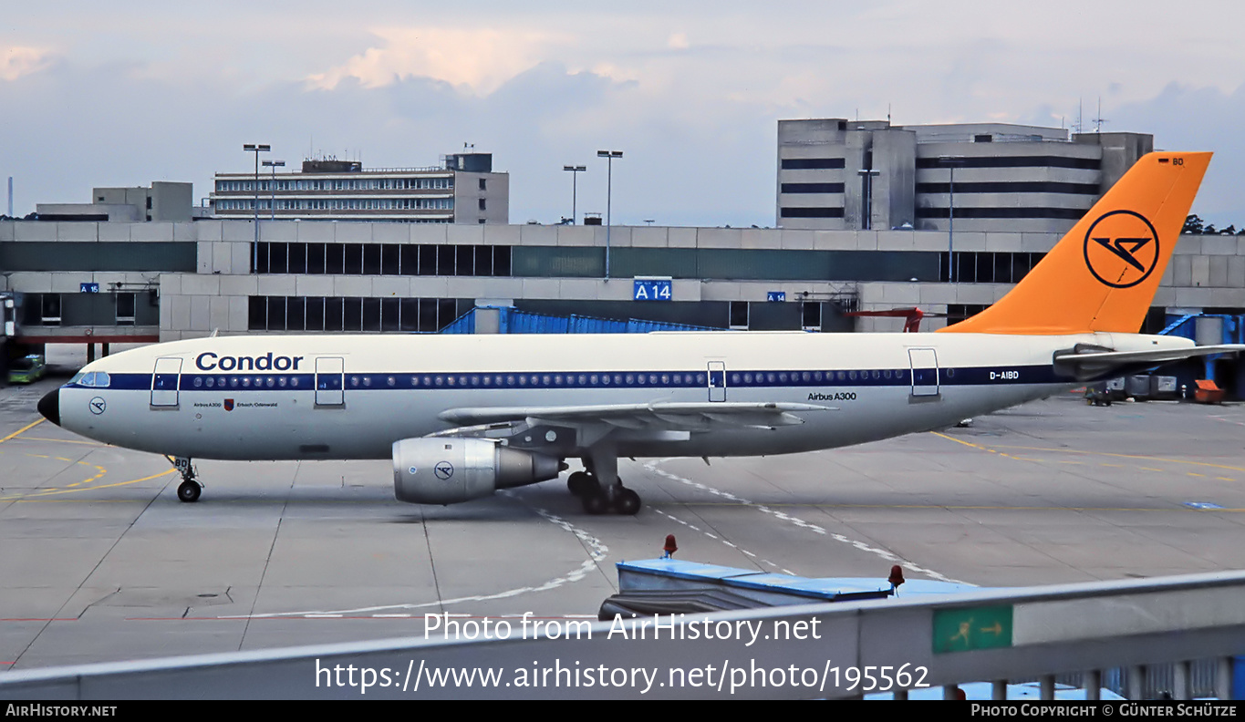 Aircraft Photo of D-AIBD | Airbus A300B4-203 | Condor Flugdienst | AirHistory.net #195562