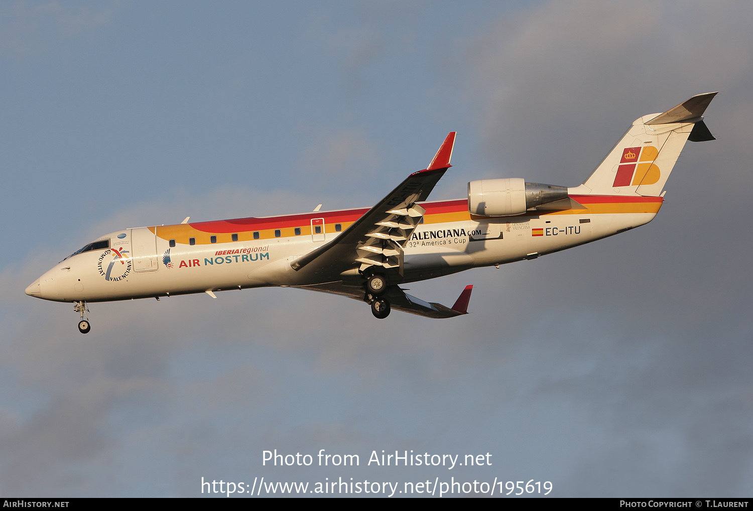 Aircraft Photo of EC-ITU | Bombardier CRJ-200ER (CL-600-2B19) | Iberia Regional | AirHistory.net #195619