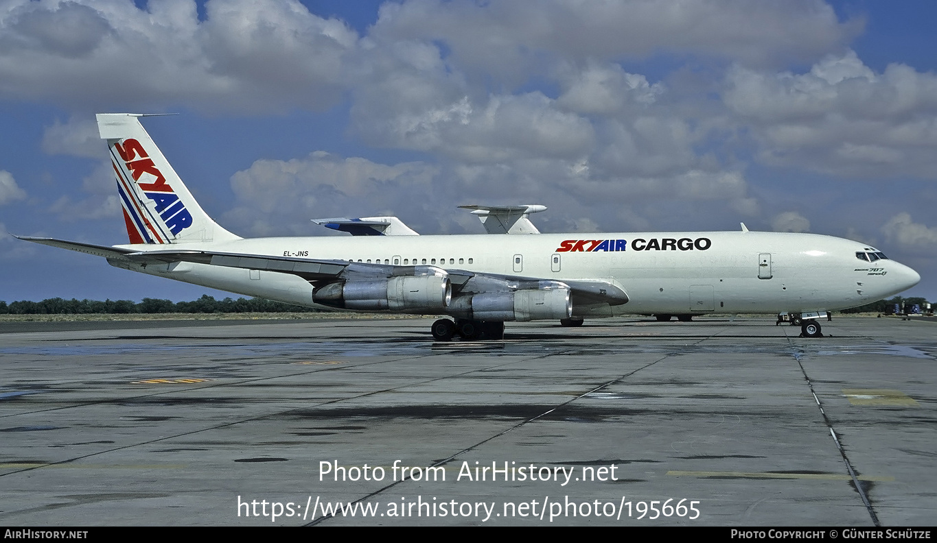 Aircraft Photo of EL-JNS | Boeing 707-323C | Skyair Cargo | AirHistory.net #195665