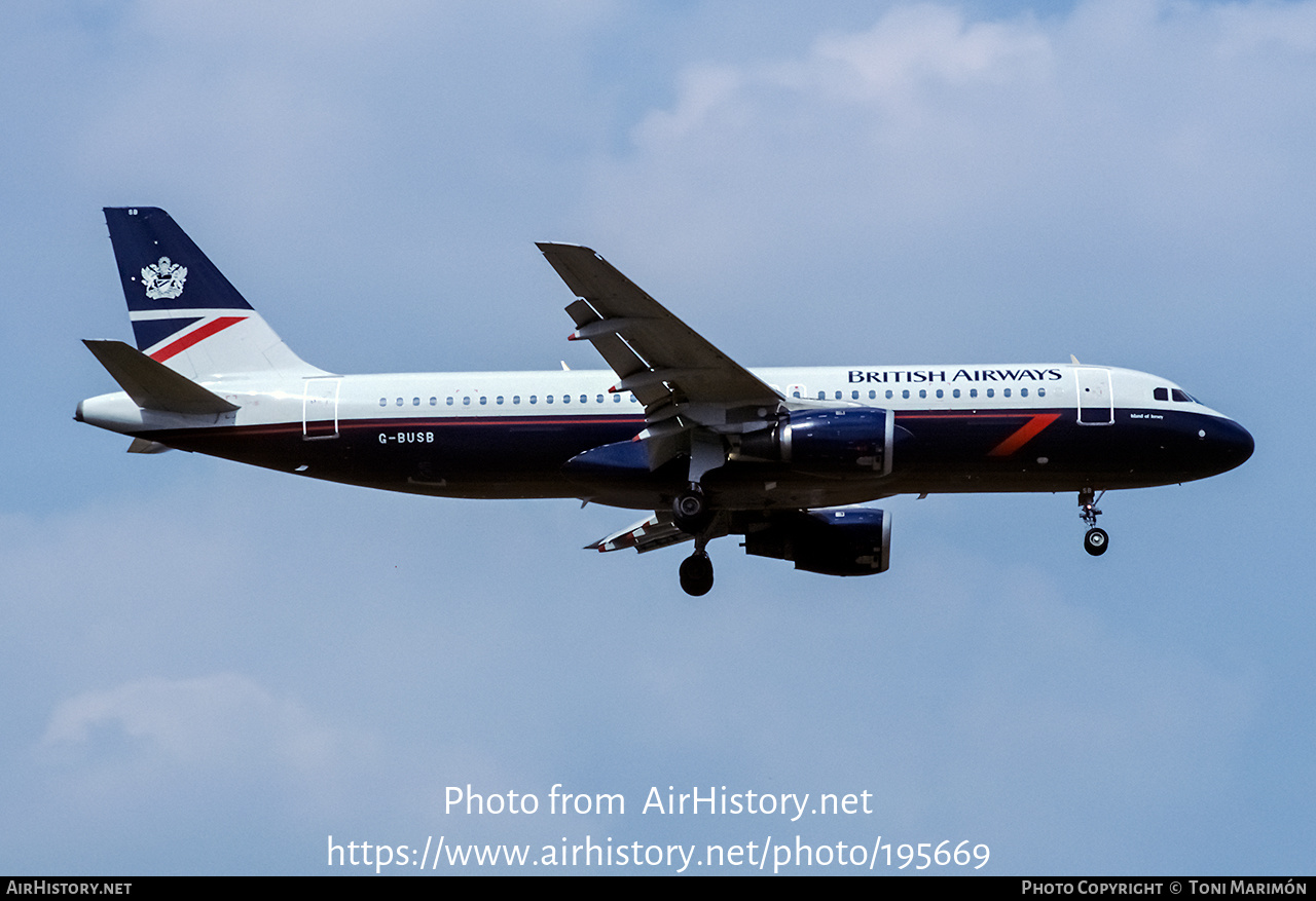 Aircraft Photo of G-BUSB | Airbus A320-111 | British Airways | AirHistory.net #195669