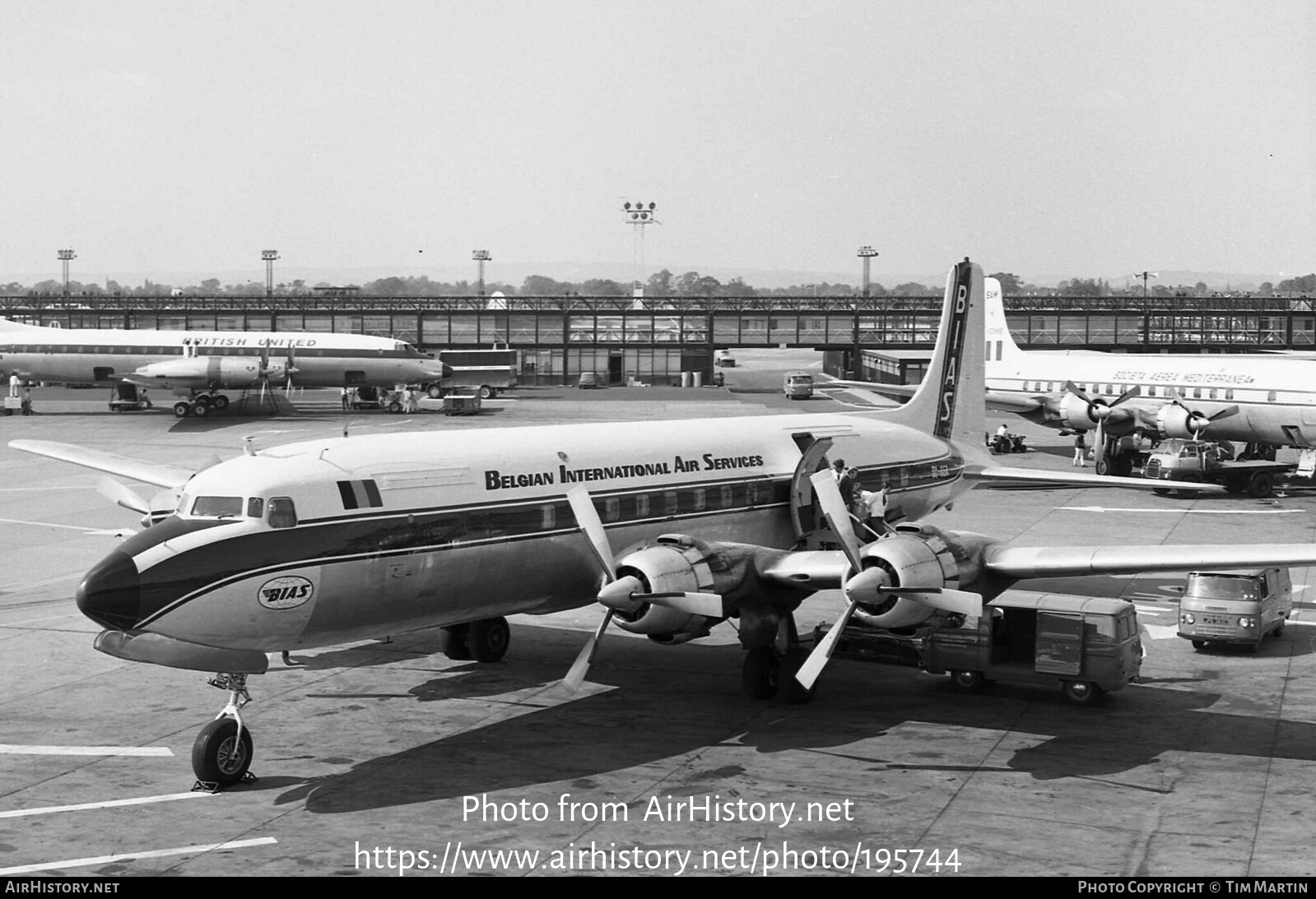 Aircraft Photo of OO-GER | Douglas DC-6A | Belgian International Air Services - BIAS | AirHistory.net #195744