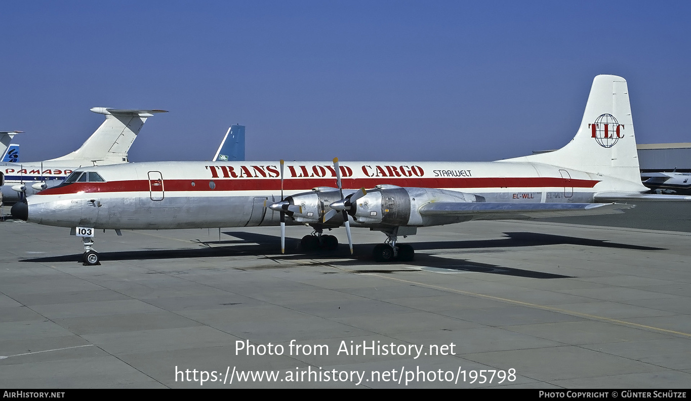 Aircraft Photo of EL-WLL | Canadair CL-44D4-2 | Trans Lloyd Cargo | AirHistory.net #195798