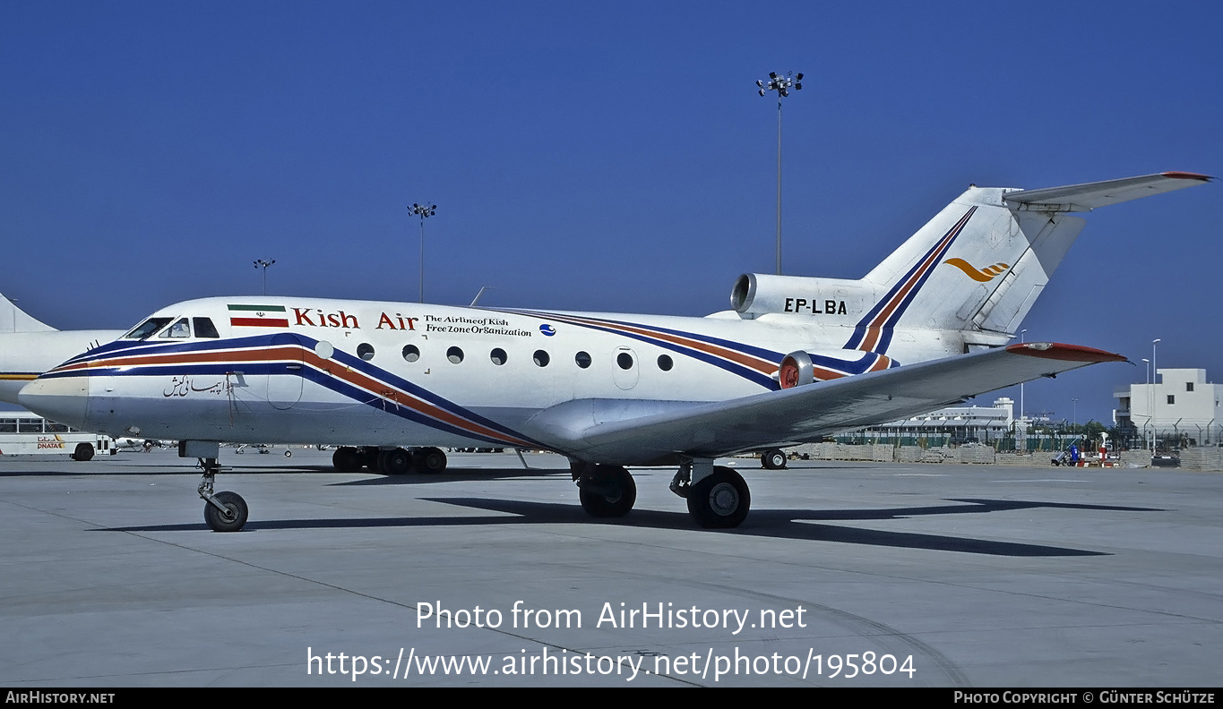 Aircraft Photo of EP-LBA | Yakovlev Yak-40 | Kish Air | AirHistory.net #195804