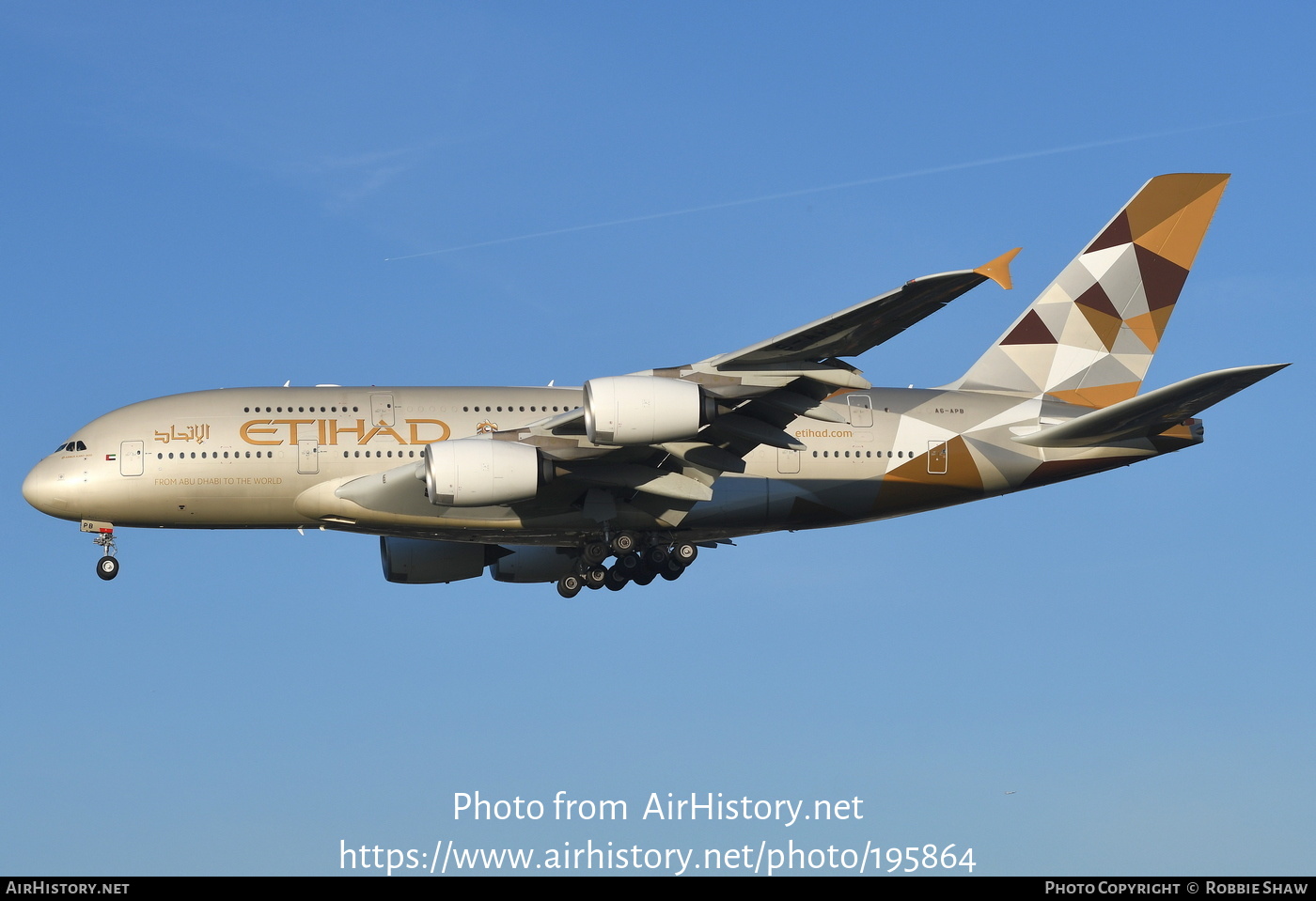 Aircraft Photo of A6-APB | Airbus A380-861 | Etihad Airways | AirHistory.net #195864