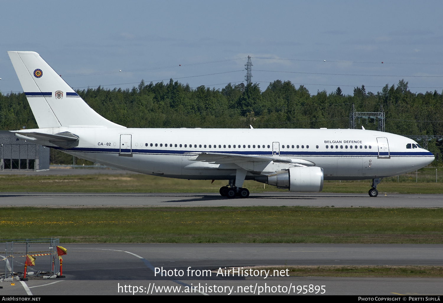 Aircraft Photo of CA-02 | Airbus A310-222 | Belgium - Air Force | AirHistory.net #195895