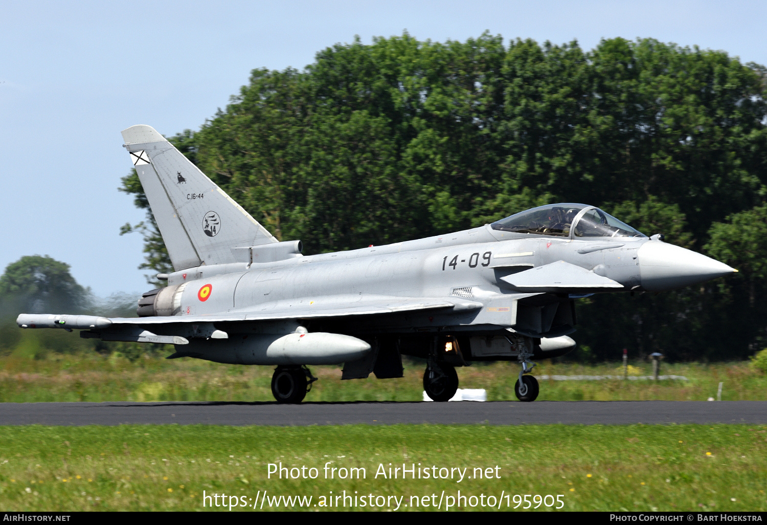 Aircraft Photo of C16-44 | Eurofighter EF-2000 Typhoon S | Spain - Air Force | AirHistory.net #195905