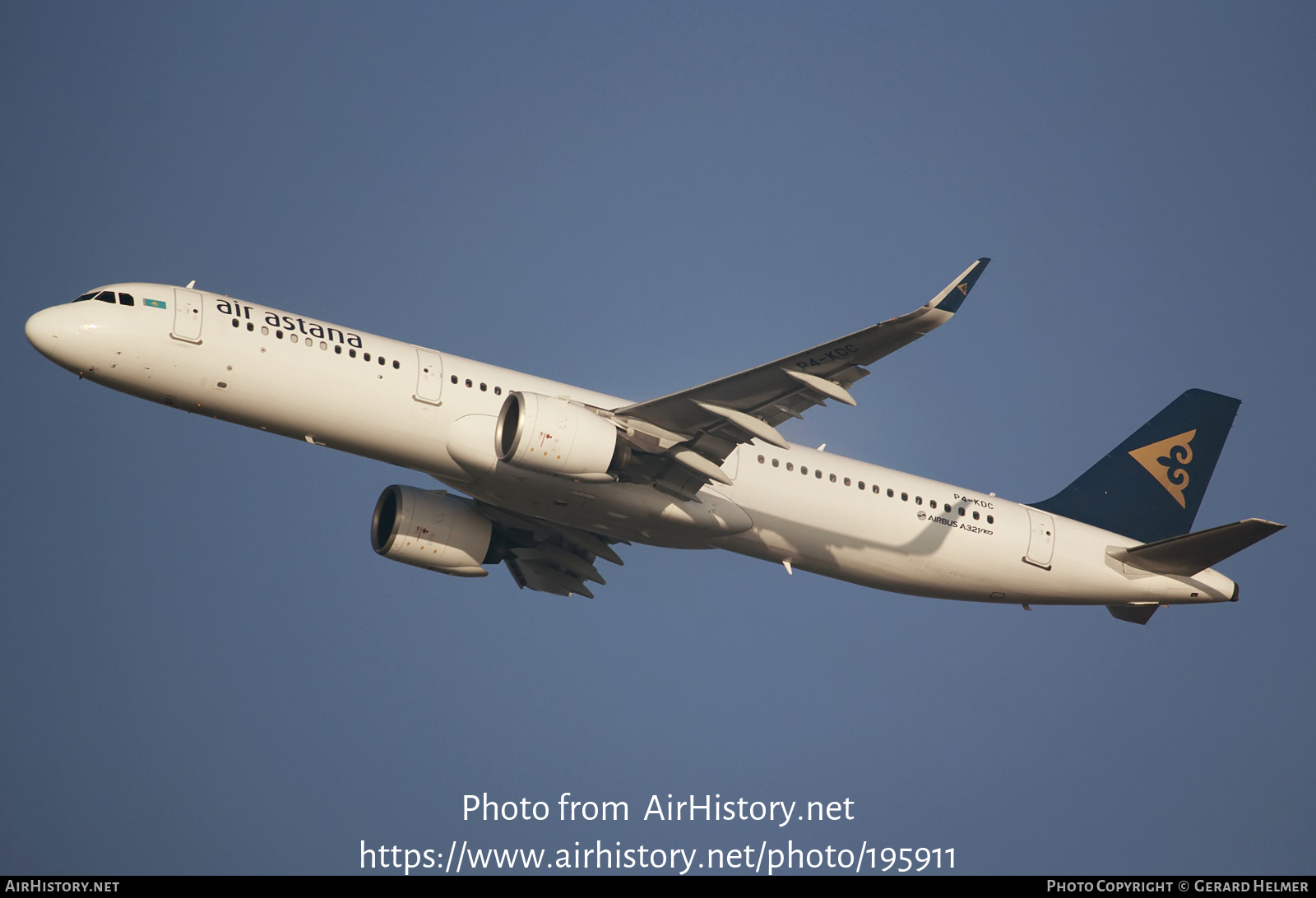 Aircraft Photo of P4-KDC | Airbus A321-271N | Air Astana | AirHistory.net #195911