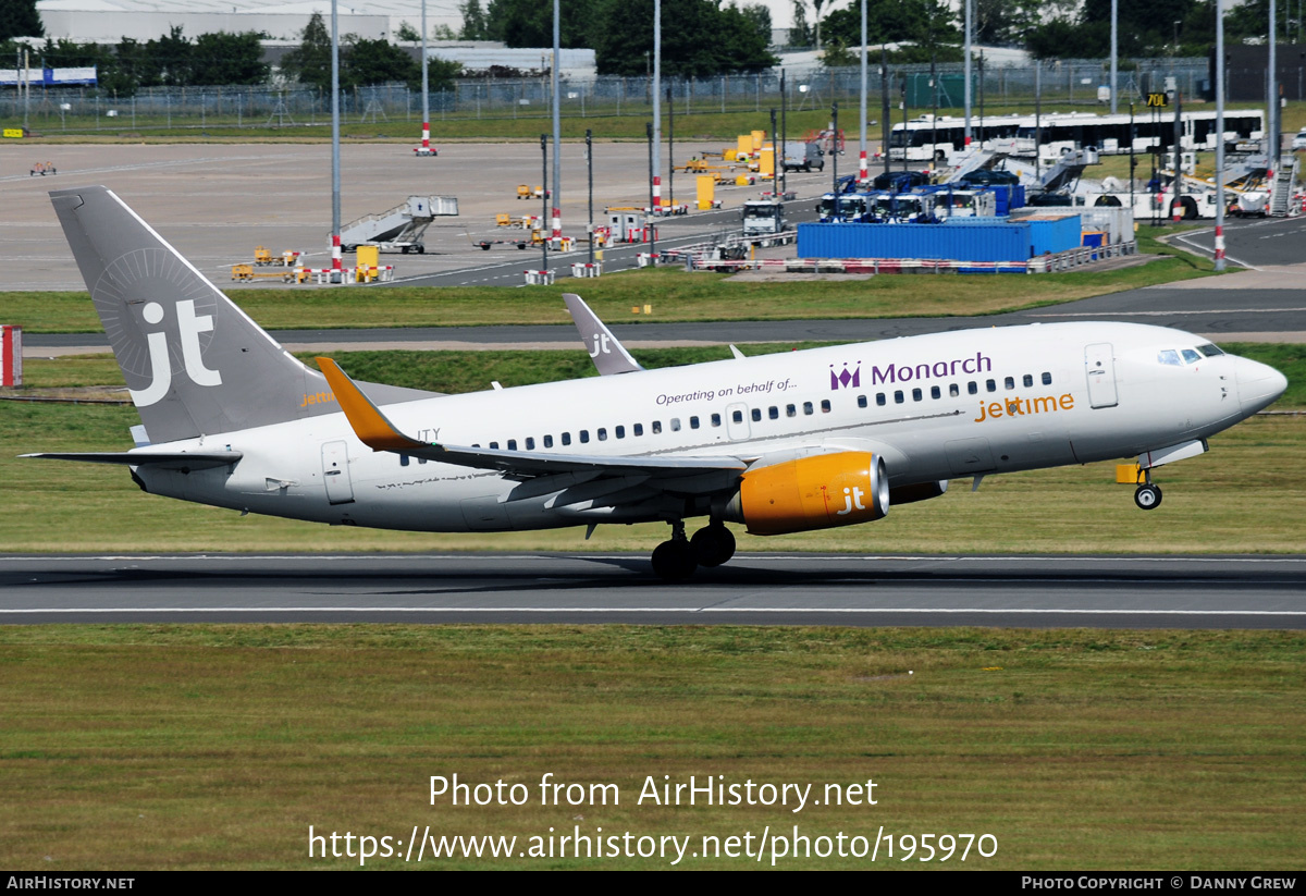 Aircraft Photo of OY-JTY | Boeing 737-7Q8 | Jettime | AirHistory.net #195970