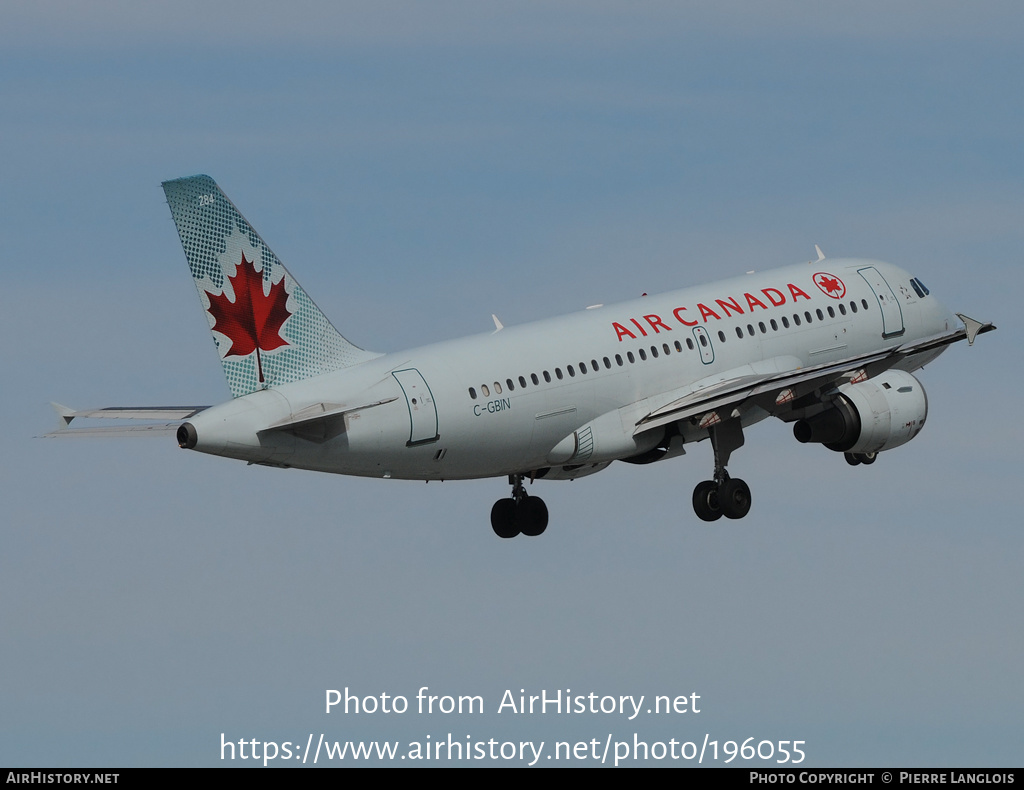 Aircraft Photo of C-GBIN | Airbus A319-114 | Air Canada | AirHistory.net #196055