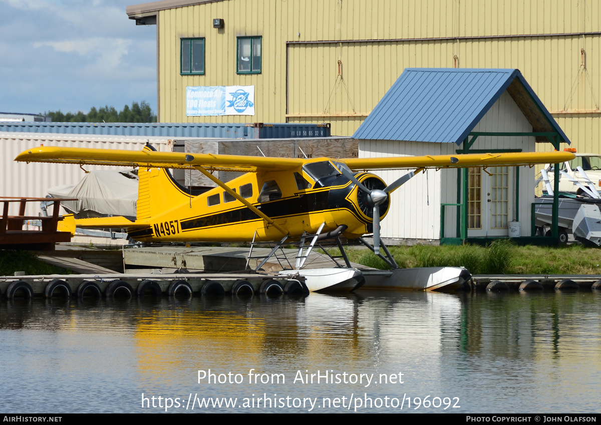 Aircraft Photo of N4957 | De Havilland Canada DHC-2 Beaver Mk1 | AirHistory.net #196092