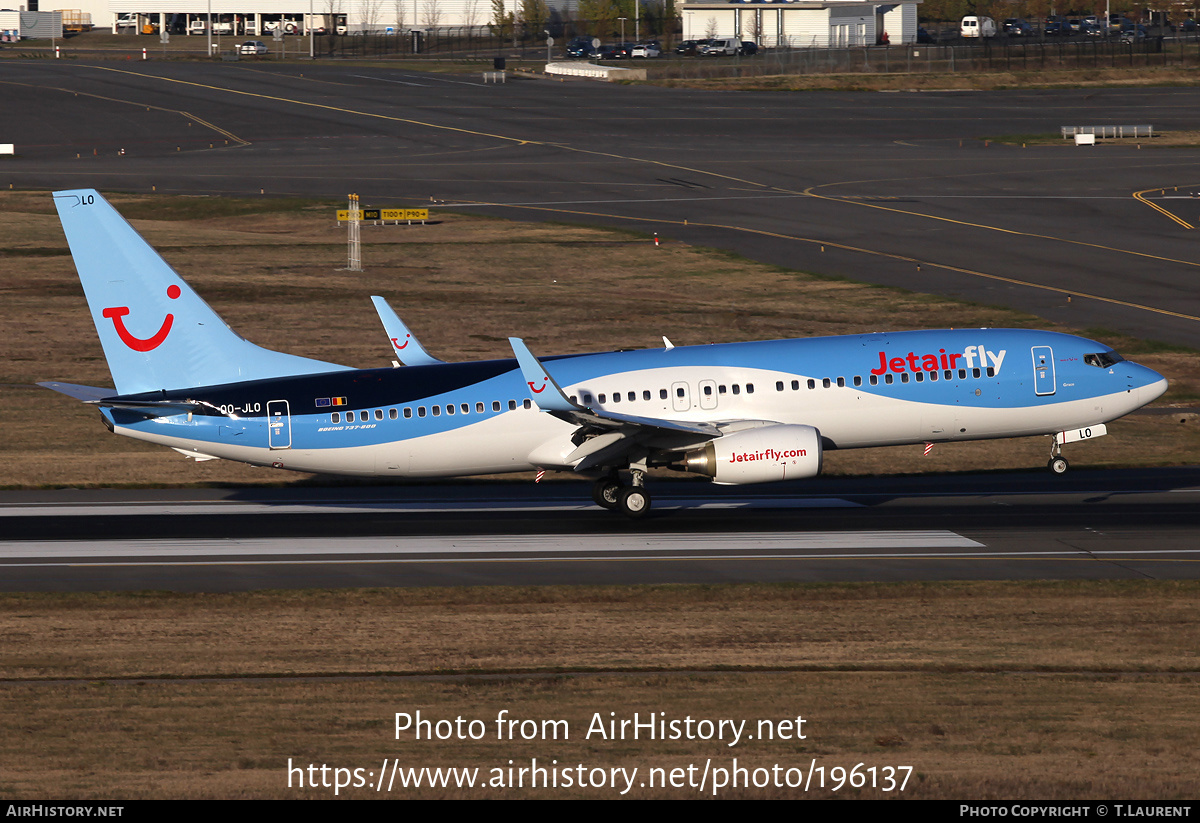 Aircraft Photo of OO-JLO | Boeing 737-8K5 | Jetairfly | AirHistory.net #196137