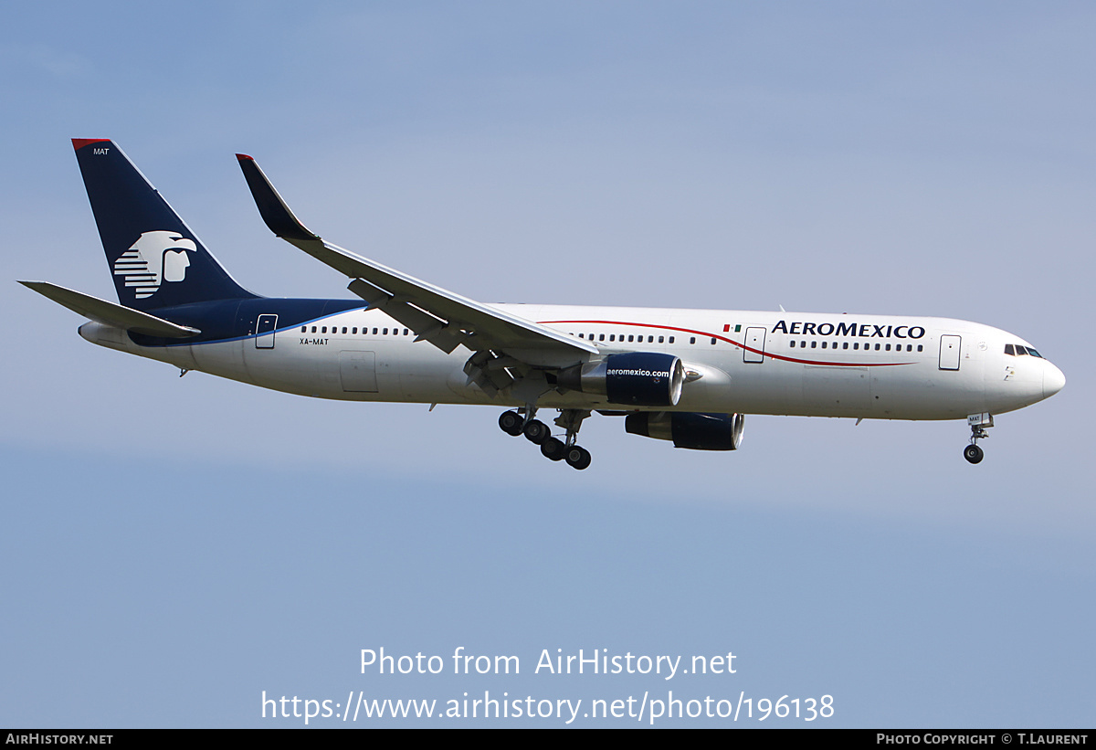 Aircraft Photo of XA-MAT | Boeing 767-3Y0/ER | AeroMéxico | AirHistory.net #196138