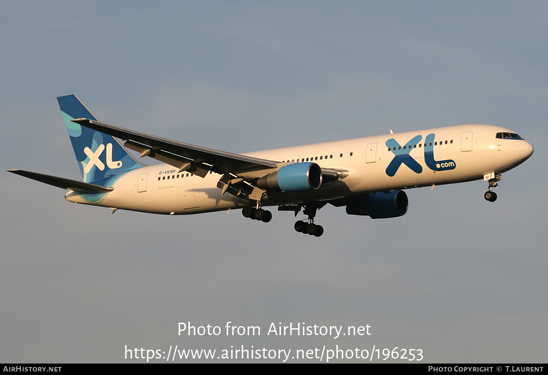 Aircraft Photo of G-VKNH | Boeing 767-3Y0/ER | XL Airways | AirHistory.net #196253