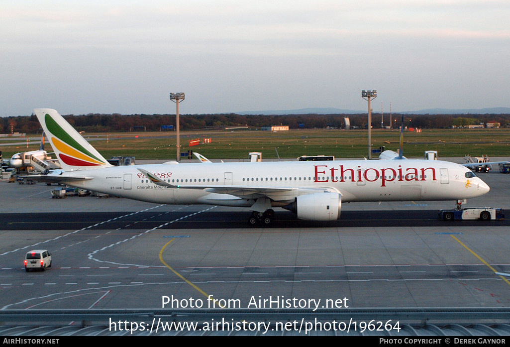 Aircraft Photo of ET-AUB | Airbus A350-941 | Ethiopian Airlines | AirHistory.net #196264