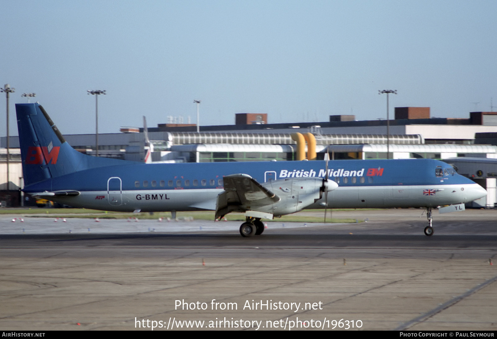 Aircraft Photo of G-BMYL | British Aerospace ATP | British Midland Airways - BMA | AirHistory.net #196310