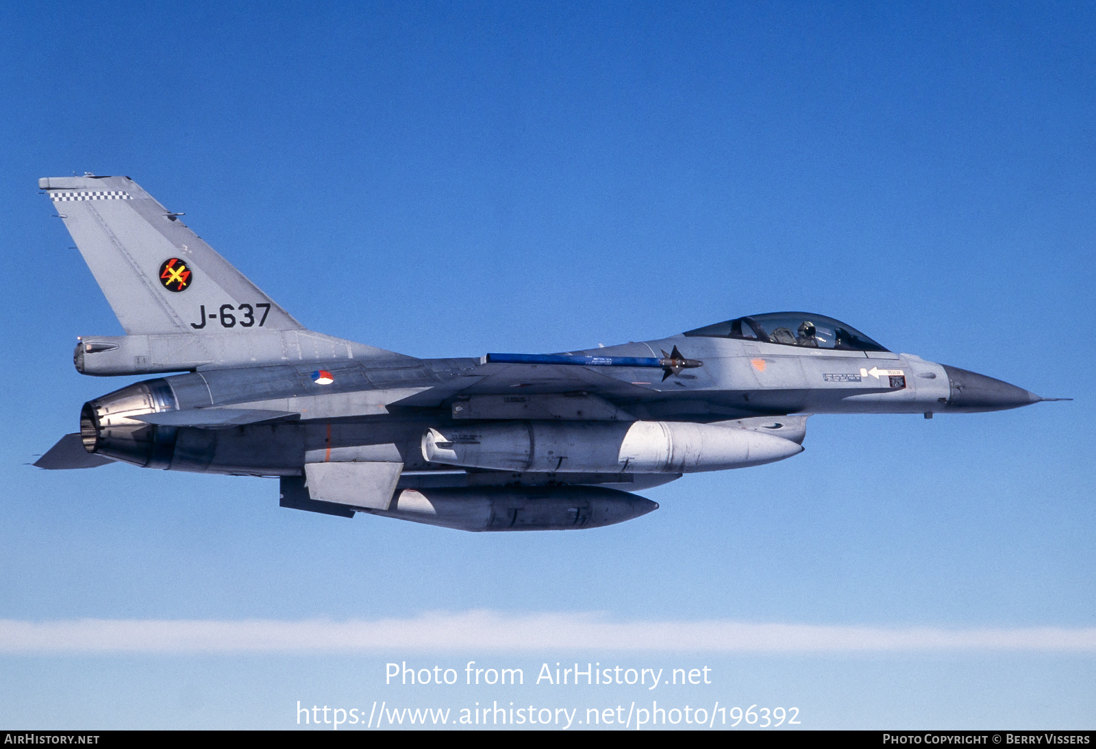 Aircraft Photo of J-637 | General Dynamics F-16AM Fighting Falcon | Netherlands - Air Force | AirHistory.net #196392