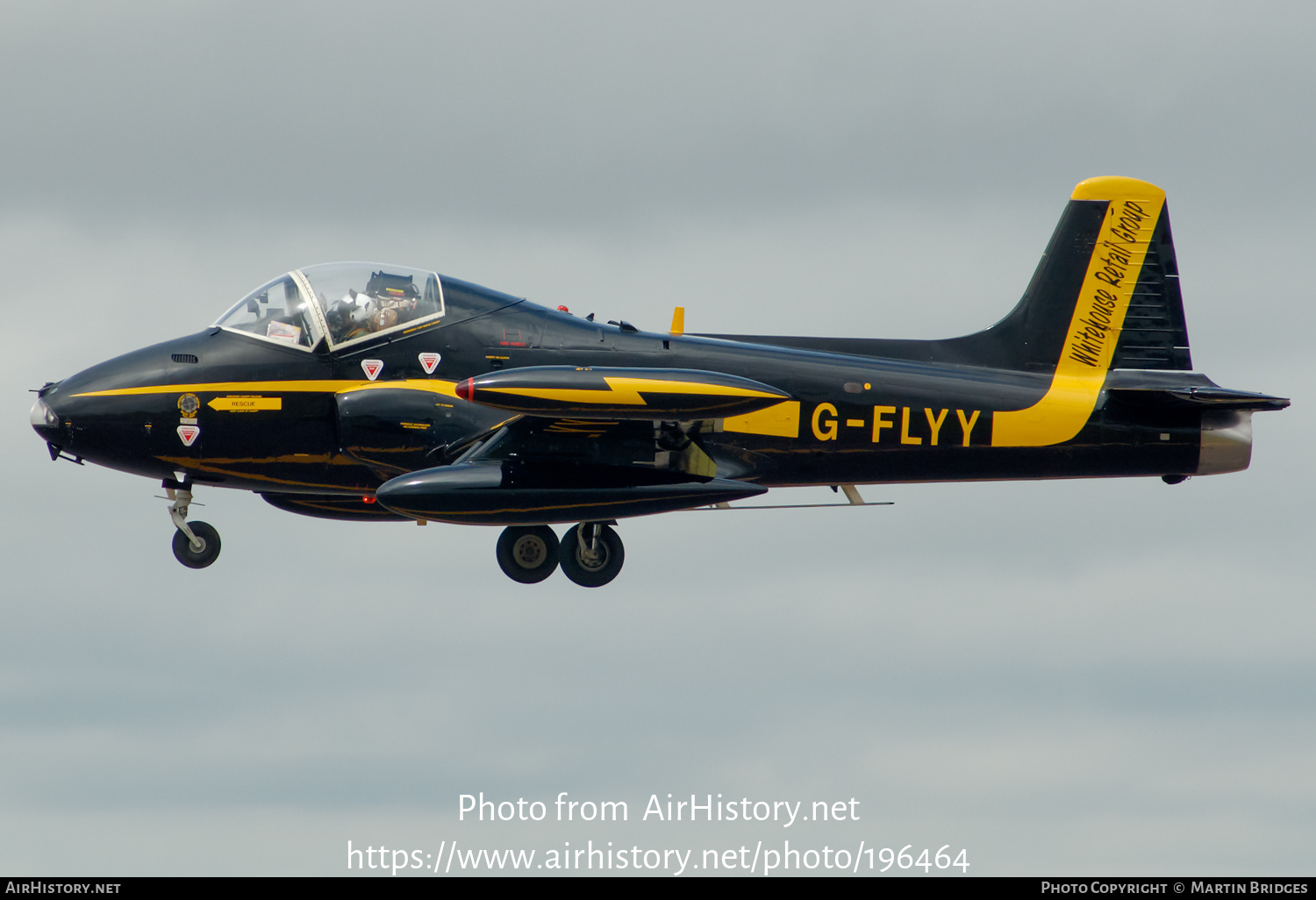 Aircraft Photo of G-FLYY | BAC 167 Strikemaster Mk80 | Whitehouse Retail Group | AirHistory.net #196464