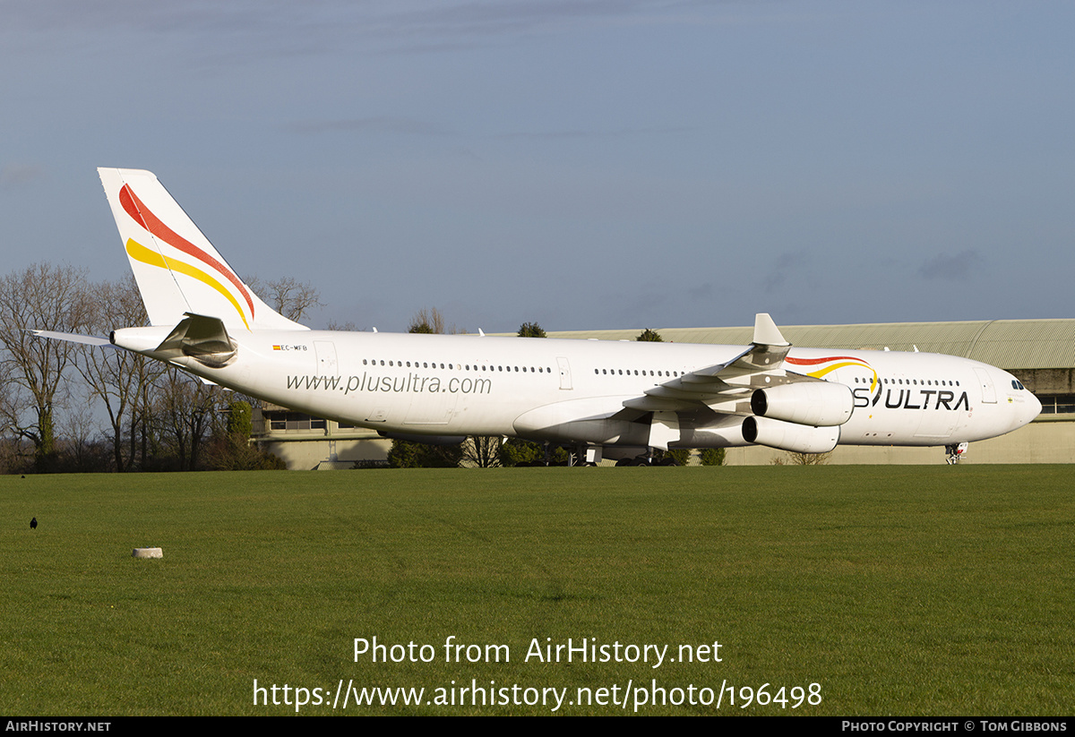 Aircraft Photo of EC-MFB | Airbus A340-313 | Plus Ultra Líneas Aéreas | AirHistory.net #196498