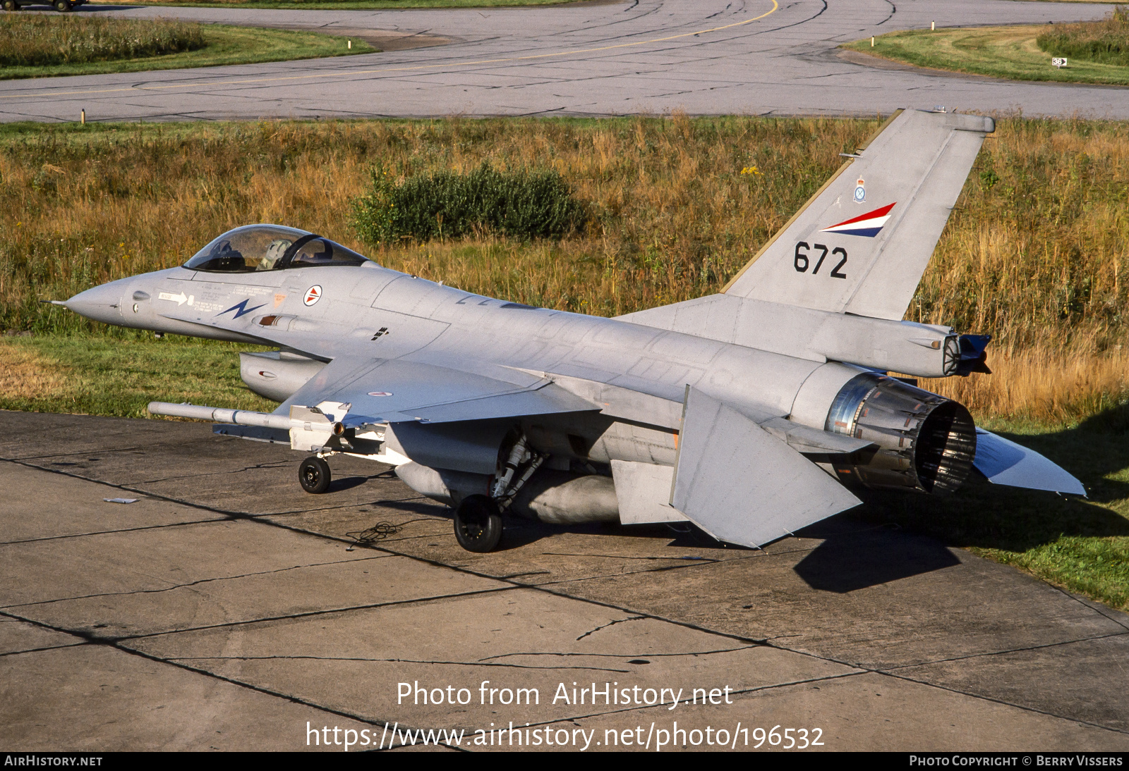 Aircraft Photo of 672 | General Dynamics F-16A Fighting Falcon | Norway - Air Force | AirHistory.net #196532