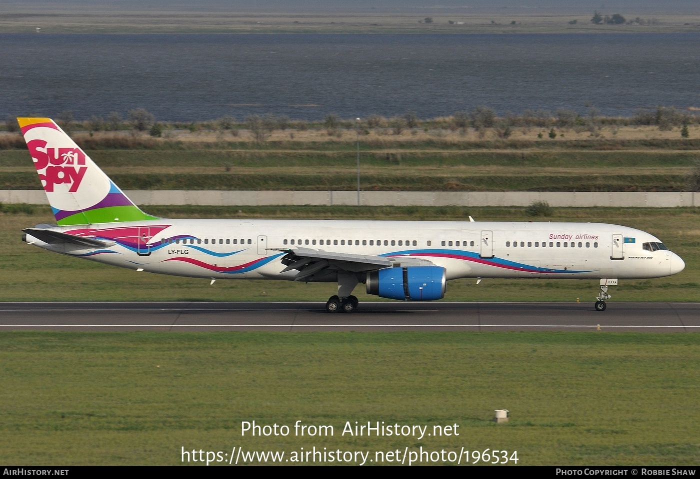 Aircraft Photo of LY-FLG | Boeing 757-204 | Sunday Airlines | AirHistory.net #196534