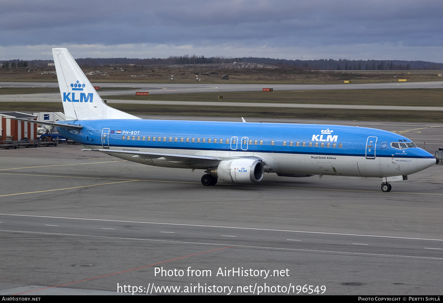 Aircraft Photo of PH-BDT | Boeing 737-406 | KLM - Royal Dutch Airlines | AirHistory.net #196549