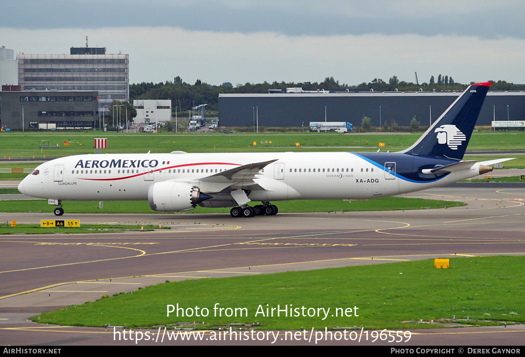 Aircraft Photo of XA-ADG | Boeing 787-9 Dreamliner | AeroMéxico | AirHistory.net #196559