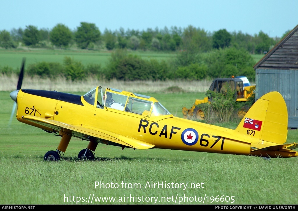 Aircraft Photo of G-BNZC | De Havilland DHC-1 Chipmunk Mk22 | Canada - Air Force | AirHistory.net #196605