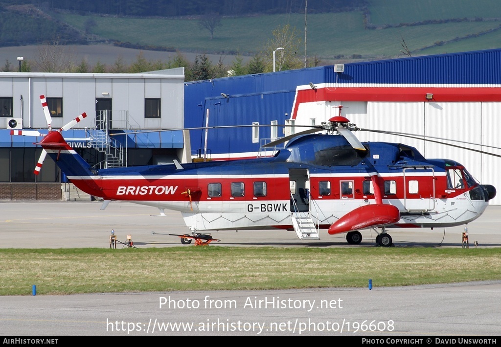 Aircraft Photo of G-BGWK | Sikorsky S-61N MkII | Bristow Helicopters | AirHistory.net #196608