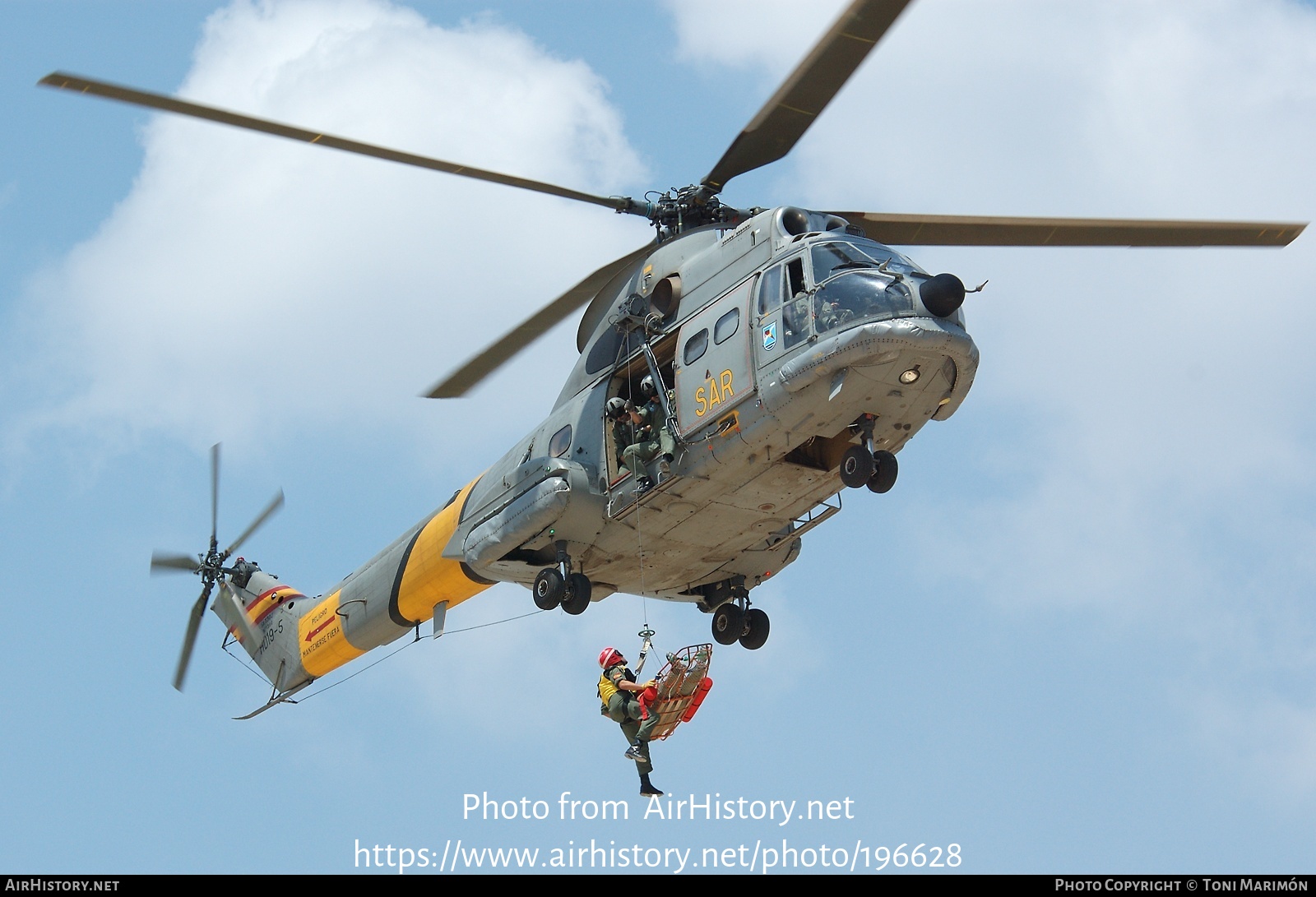 Aircraft Photo of HD.19-5 | Aerospatiale SA-330J Puma | Spain - Air Force | AirHistory.net #196628