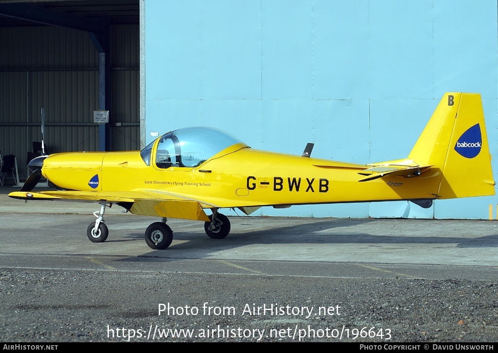 Aircraft Photo of G-BWXB | Slingsby T-67M-260 Firefly | Defence Elementary Flying Training School | AirHistory.net #196643