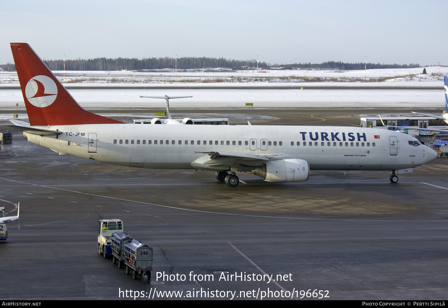 Aircraft Photo of TC-JFM | Boeing 737-8F2 | Turkish Airlines | AirHistory.net #196652