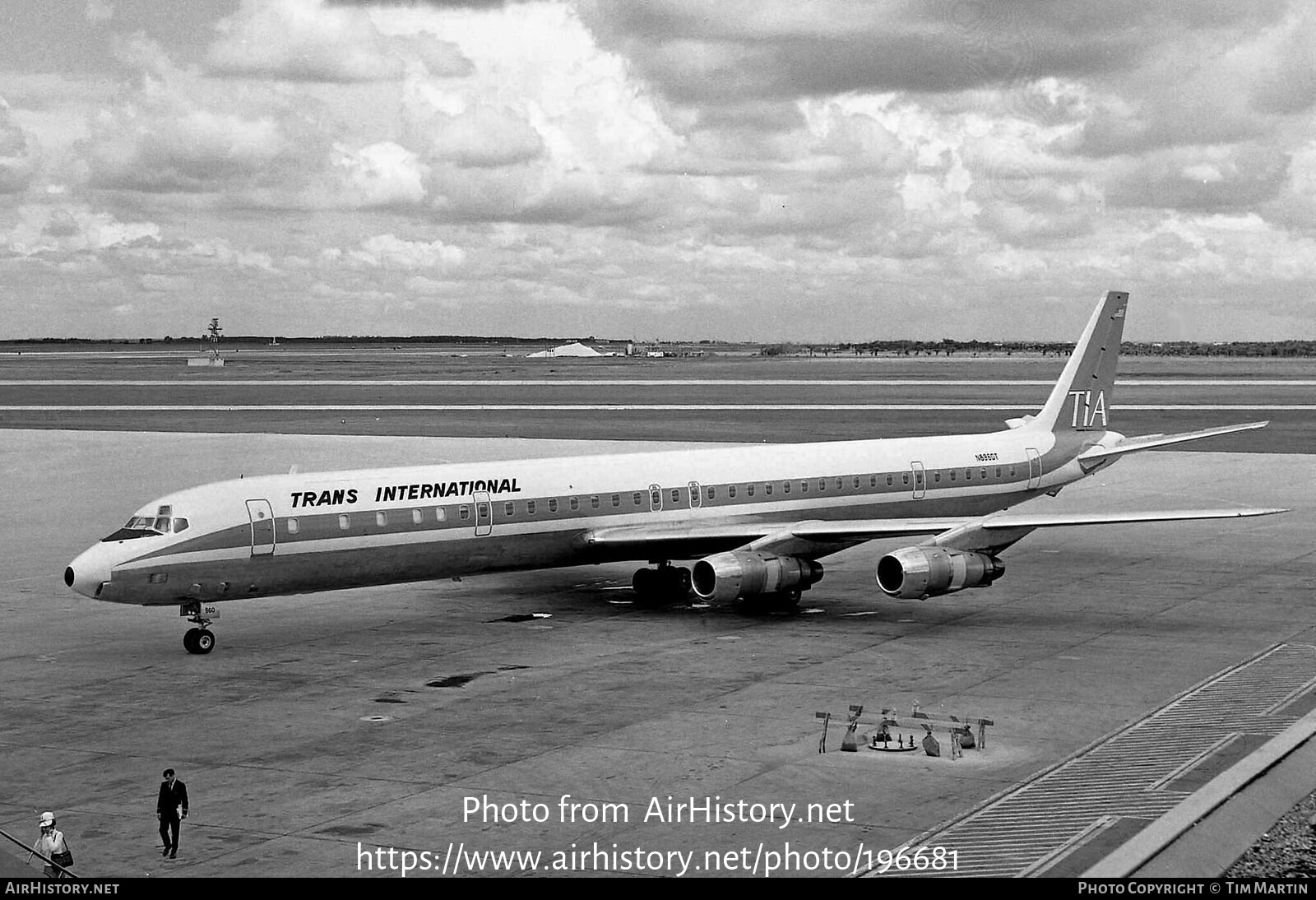 Aircraft Photo of N8960T | McDonnell Douglas DC-8-61CF | Trans International Airlines - TIA | AirHistory.net #196681