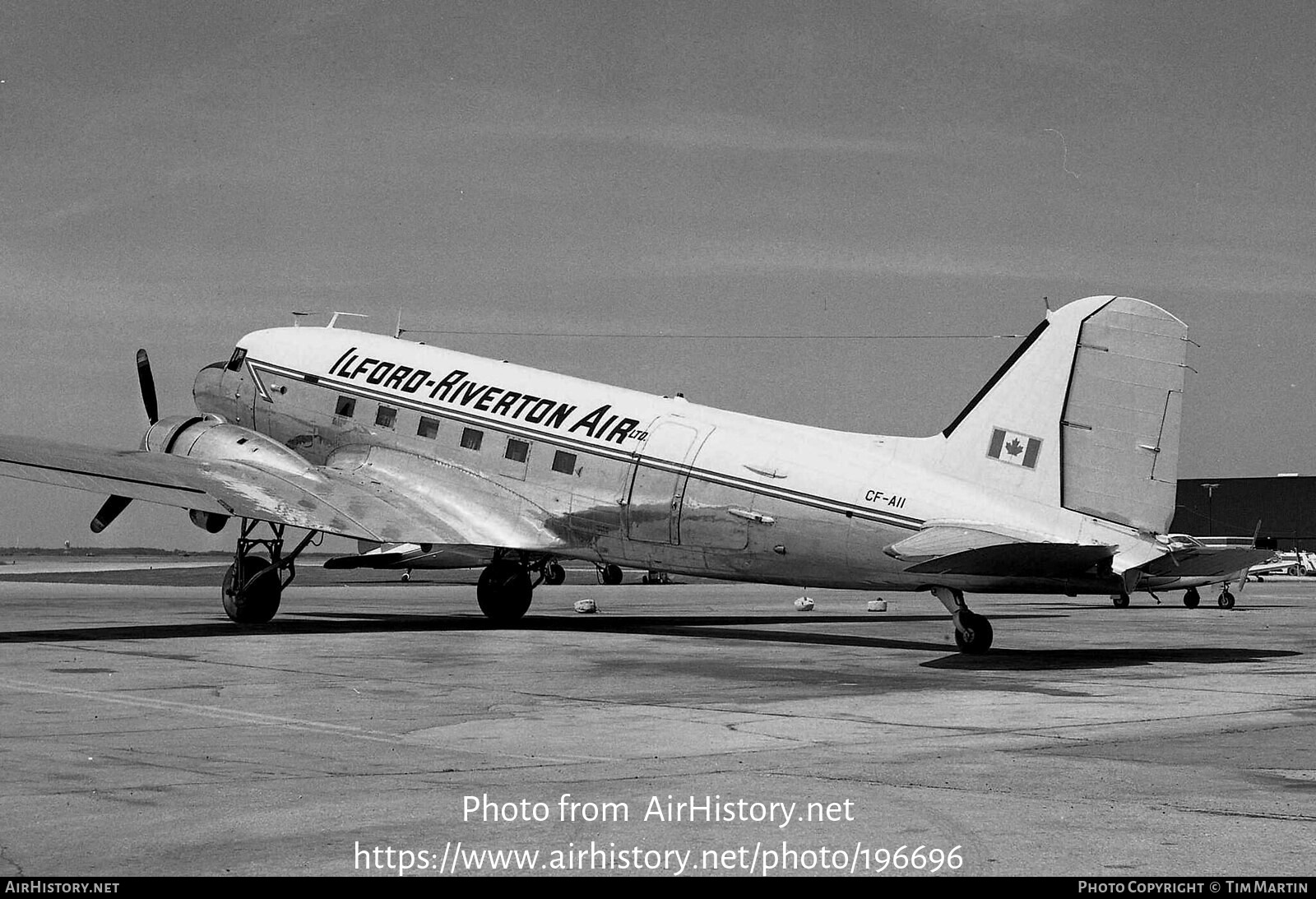 Aircraft Photo of CF-AII | Douglas DC-3(C) | Ilford Riverton Airways | AirHistory.net #196696