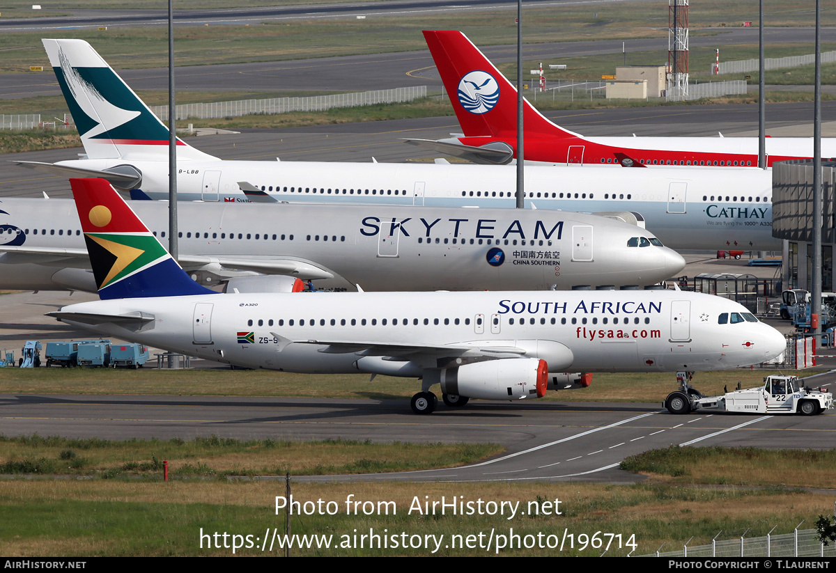 Aircraft Photo of ZS-SZA | Airbus A320-232 | South African Airways | AirHistory.net #196714