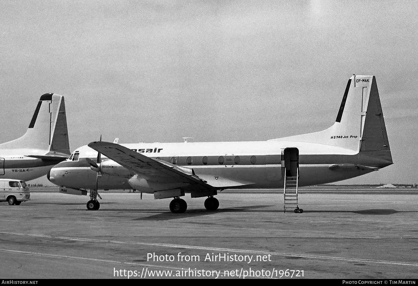 Aircraft Photo of CF-MAK | Hawker Siddeley HS-748 Srs2A/257 | Transair | AirHistory.net #196721