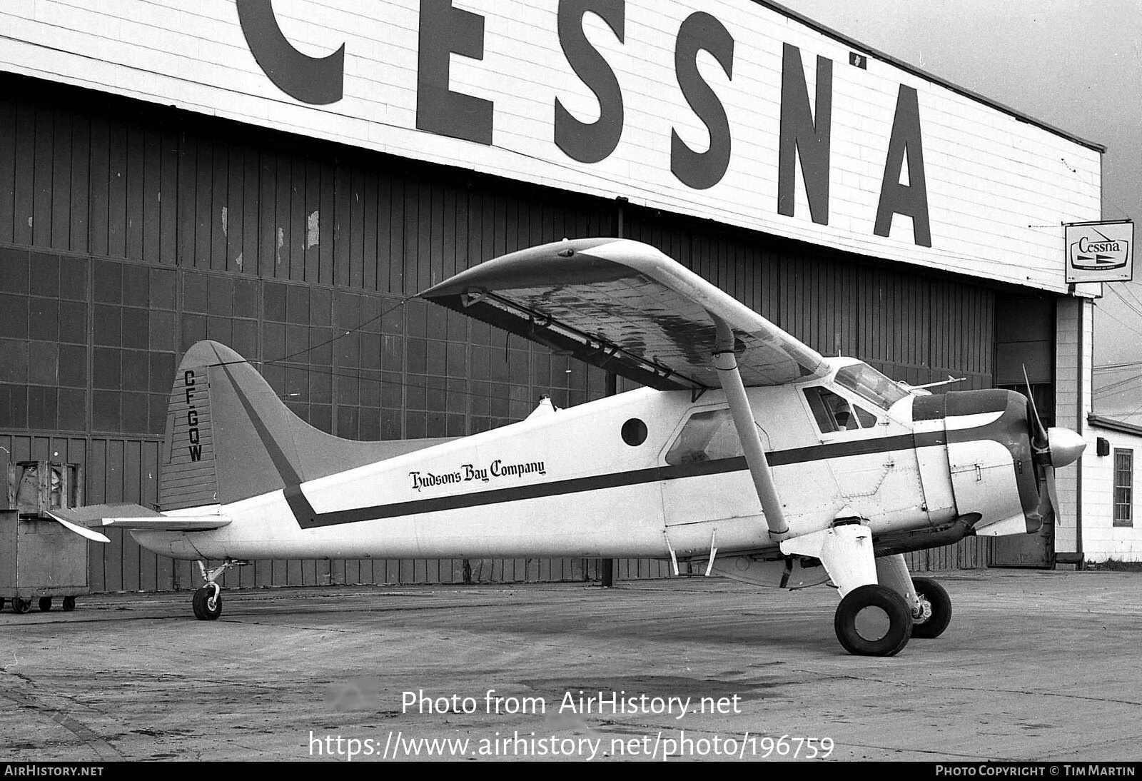 Aircraft Photo of CF-GQW | De Havilland Canada DHC-2 Beaver Mk1 | Hudson's Bay Company | AirHistory.net #196759