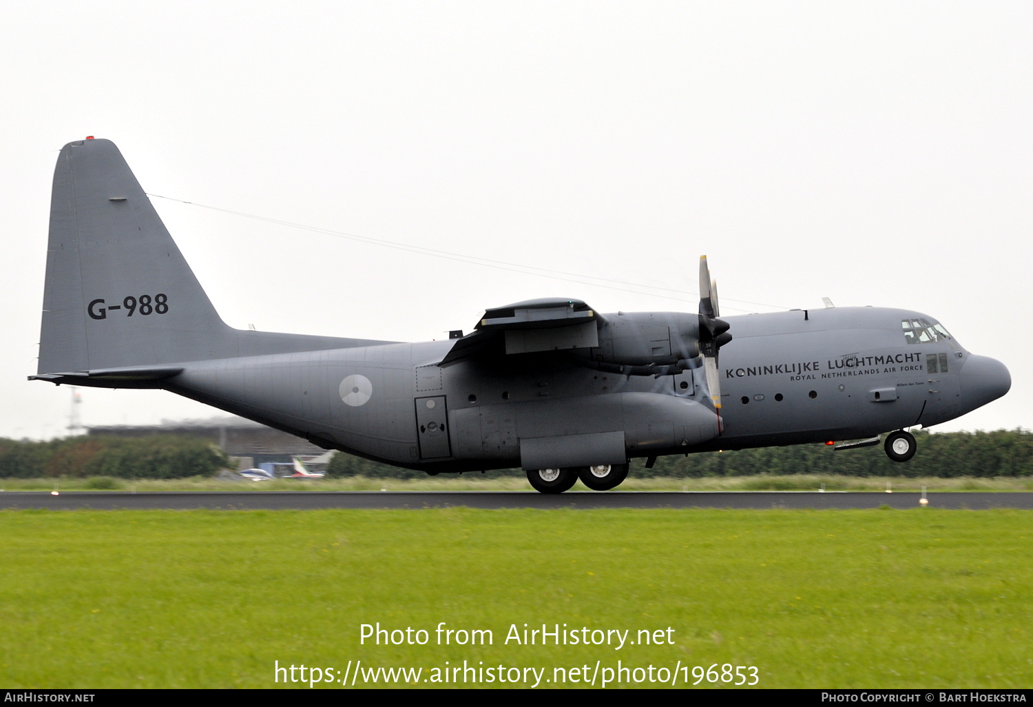 Aircraft Photo of G-988 | Lockheed C-130H Hercules | Netherlands - Air Force | AirHistory.net #196853