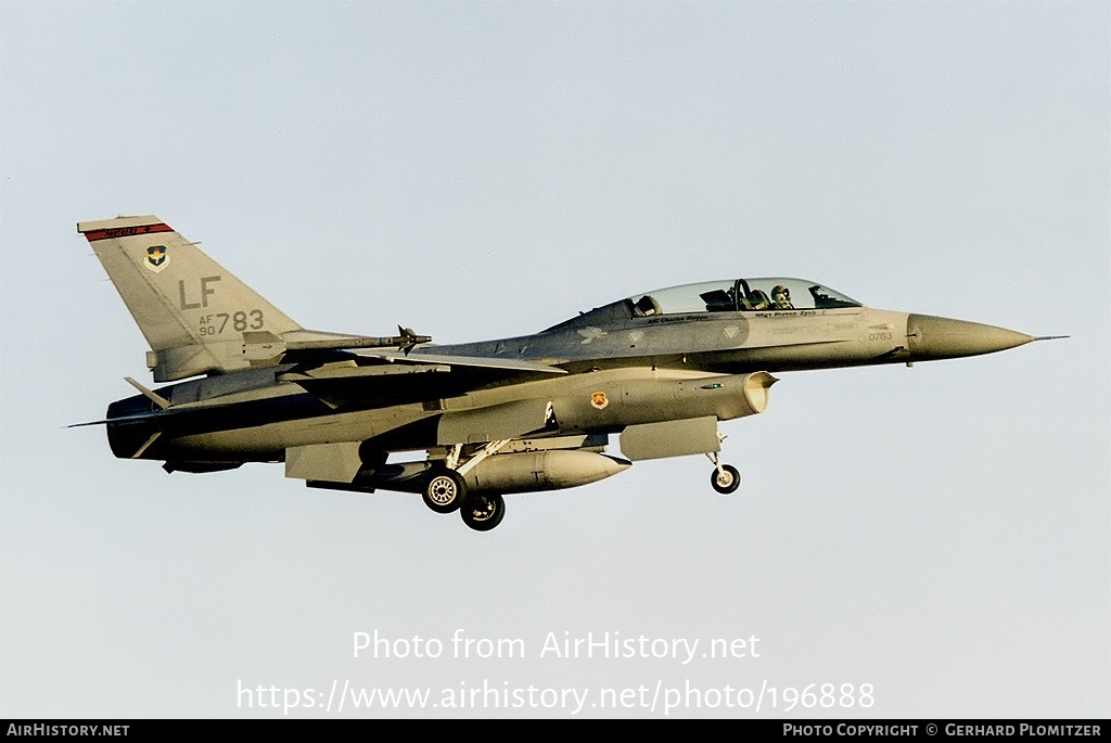 Aircraft Photo of 90-0783 / AF90-783 | General Dynamics F-16DG Night Falcon | USA - Air Force | AirHistory.net #196888