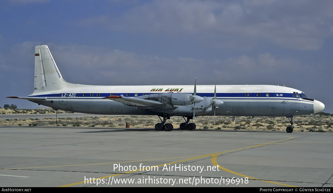 Aircraft Photo of LZ-AZC | Ilyushin Il-18V | Air Zory | AirHistory.net #196918